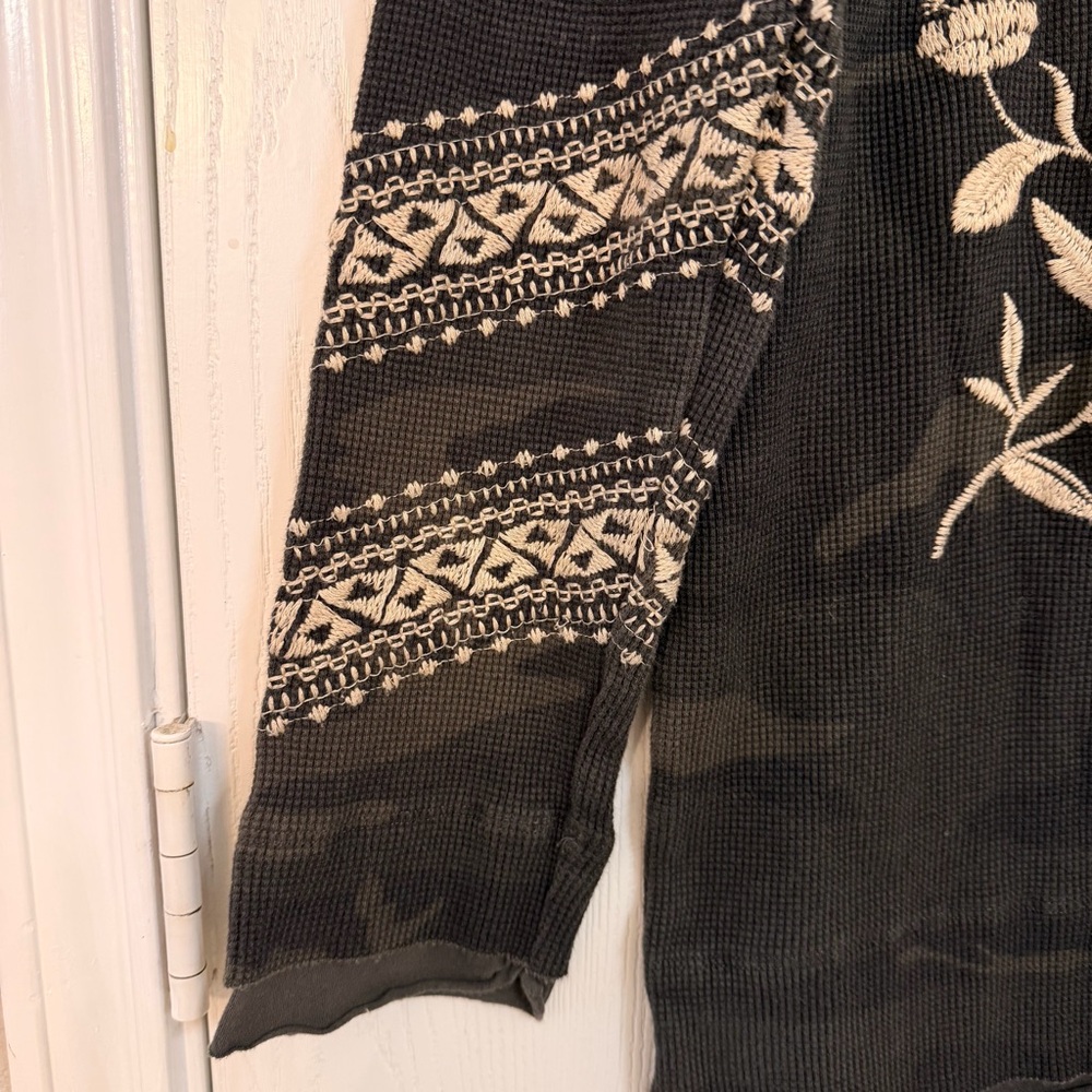 Johnny Was Long Sleeve Top Medium - Picture 3 of 6